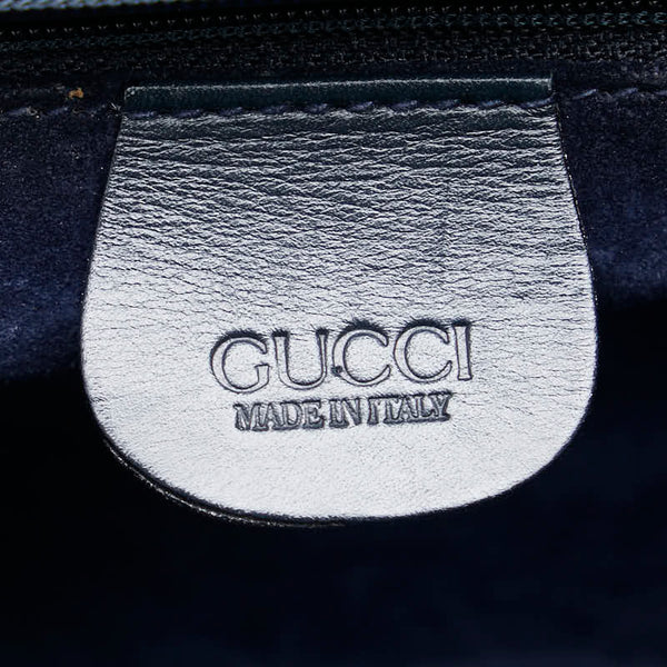 グッチ 斜め掛け ショルダーバッグ 004 29 0289 ネイビー レザー レディース GUCCI 【中古】