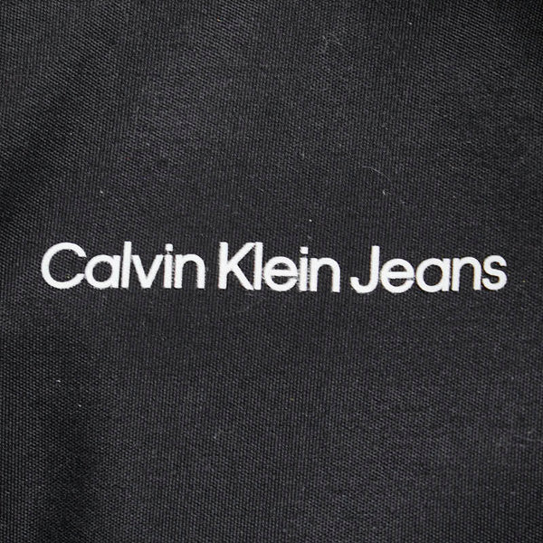 カルバンクライン 斜め掛け チェーン ショルダーバッグ ブラック ポリエステル ポリウレタン レディース Calvin Klein 【中古】