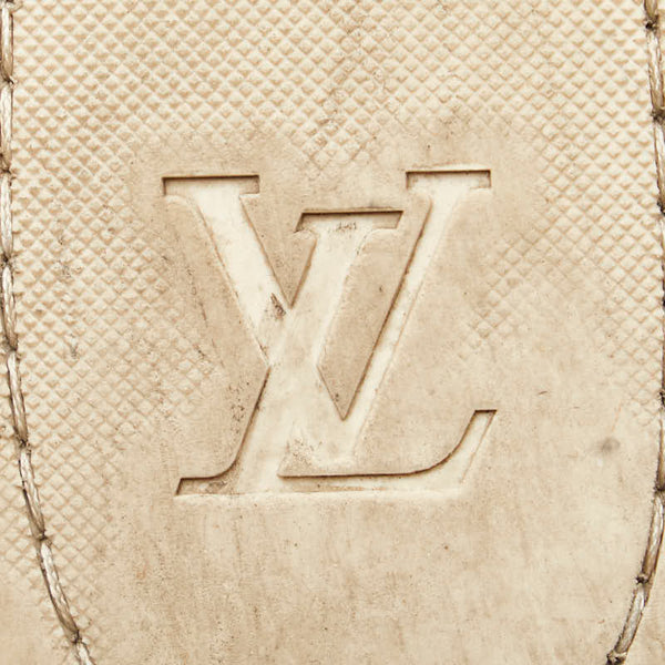 ルイ ヴィトン ダミエ エスパドリーユ スパンコール メッシュ スニーカー スリッポン サイズ：38 ブラック ナイロン レディース LOUIS VUITTON 【中古】