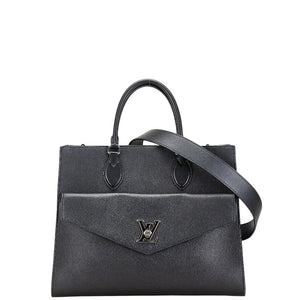 ルイ ヴィトン ロックミートートMM ハンドバッグ ショルダーバッグ 2WAY M56099 ノワール ブラック レザー レディース LOUIS VUITTON 【中古】