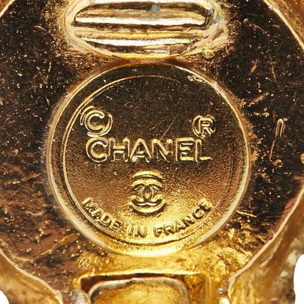 シャネル ヴィンテージ ココマーク フェイクパール イヤリング ゴールド メッキ レディース CHANEL 【中古】