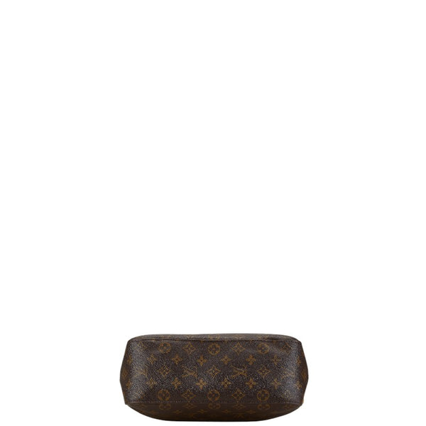 ルイ ヴィトン モノグラム ルーピングGM ショルダーバッグ ハンドバッグ M51145 ブラウン PVC レザー レディース LOUIS VUITTON 【中古】