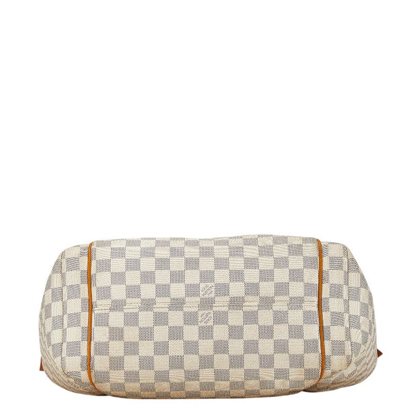 ルイ ヴィトン ダミエ アズール トータリーPM ハンドバッグ トートバッグ N41280 ホワイト PVC レザー レディース LOUIS VUITTON 【中古】