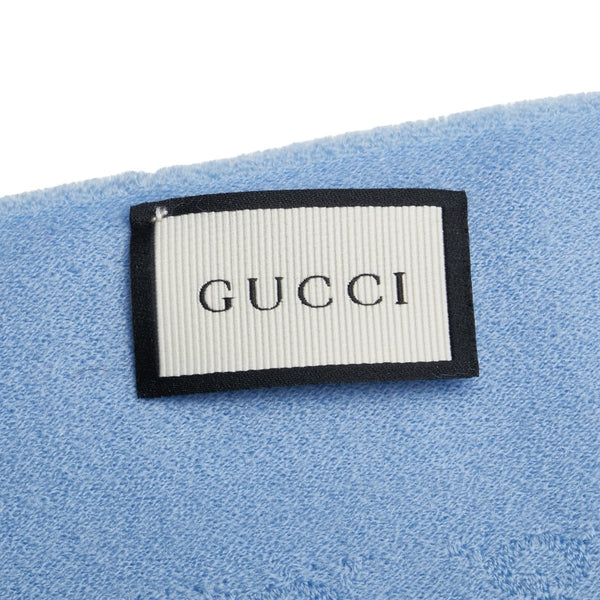 グッチ GG ストール ライトブルー レディース GUCCI 【中古】