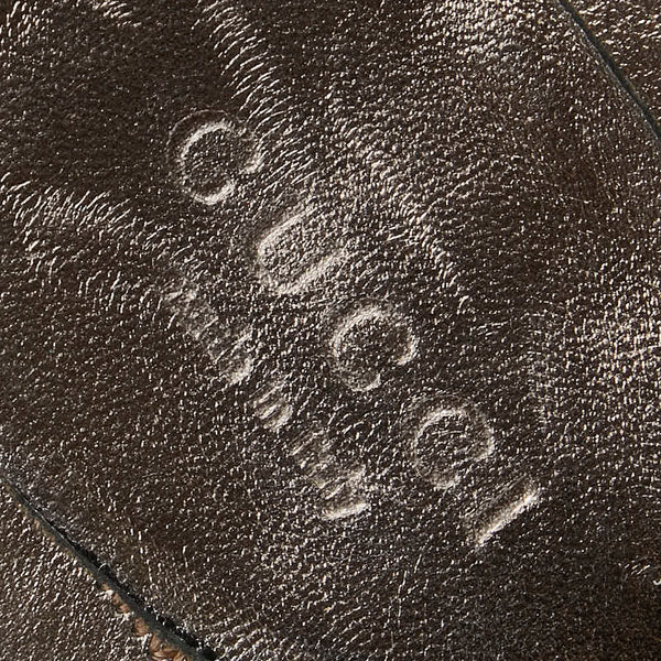 グッチ コルクソール ハイヒール サンダル サイズ：8 1/2 シルバー レザー レディース GUCCI 【中古】