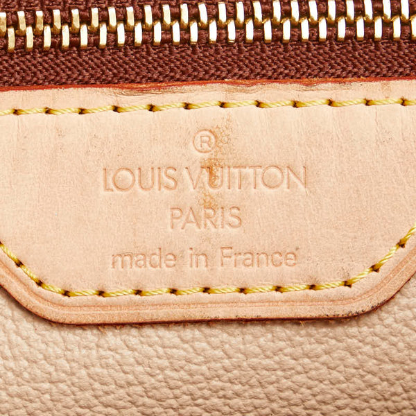 ルイ ヴィトン モノグラム プチ バケット トートバッグ ショルダーバッグ M42238 ブラウン PVC レザー レディース LOUIS VUITTON 【中古】