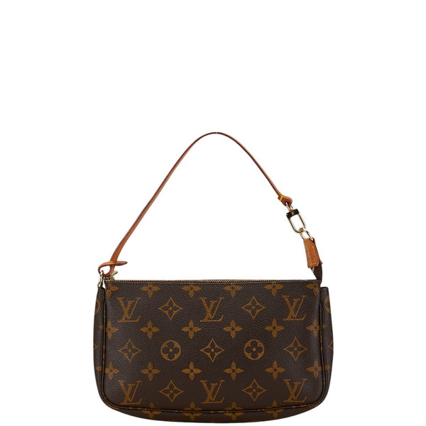 ルイ ヴィトン モノグラム ポシェット アクセソワール ハンドバッグ M51980 ブラウン PVC レザー レディース LOUIS VUITTON 【中古】