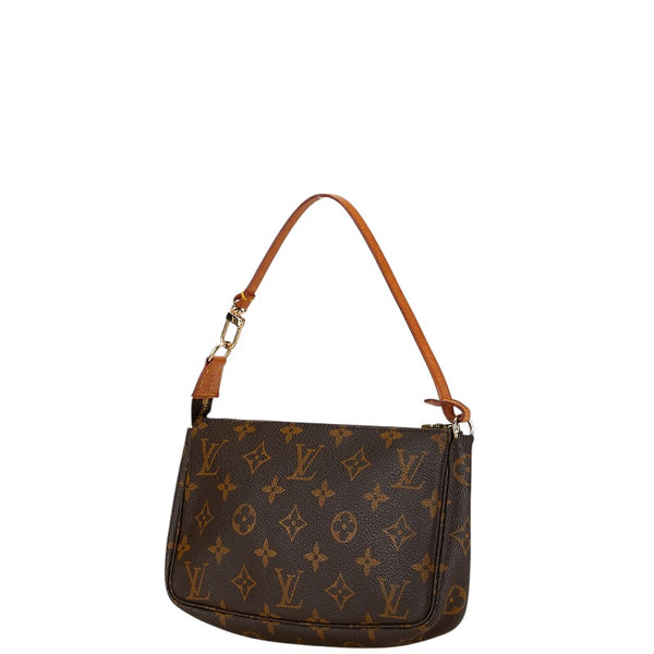 ルイ ヴィトン モノグラム ポシェット アクセソワール ハンドバッグ M51980 ブラウン PVC レザー レディース LOUIS VUITTON 【中古】