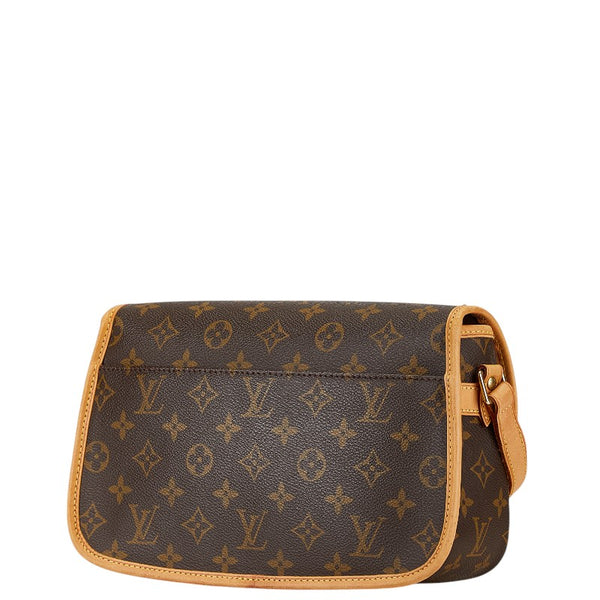 ルイ ヴィトン モノグラム ソローニュ 斜め掛け ショルダーバッグ M42250 ブラウン PVC レザー レディース LOUIS VUITTON 【中古】