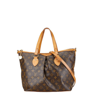 ルイ ヴィトン モノグラム　 パレルモPM ハンドバッグ ショルダーバッグ 2WAY M40145 ブラウン PVC レザー レディース LOUIS VUITTON 【中古】