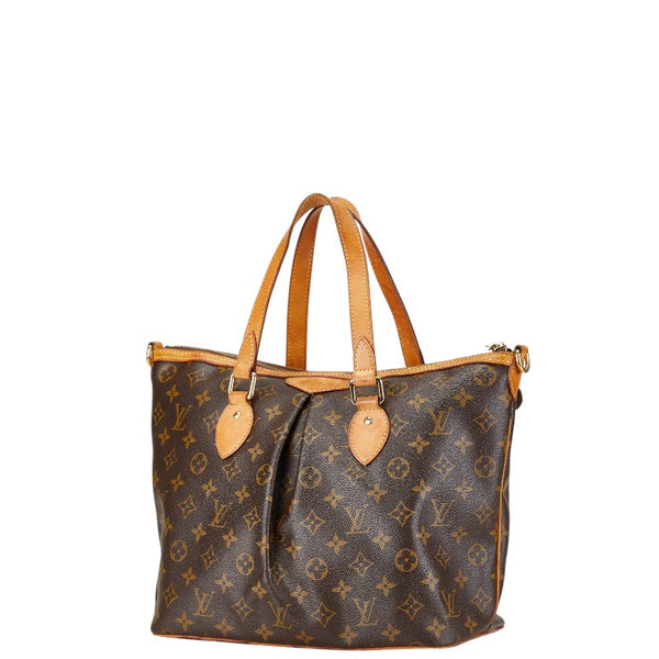 ルイ ヴィトン モノグラム　 パレルモPM ハンドバッグ ショルダーバッグ 2WAY M40145 ブラウン PVC レザー レディース LOUIS VUITTON 【中古】