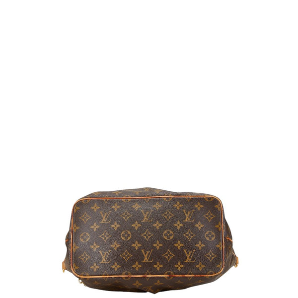 ルイ ヴィトン モノグラム　 パレルモPM ハンドバッグ ショルダーバッグ 2WAY M40145 ブラウン PVC レザー レディース LOUIS VUITTON 【中古】