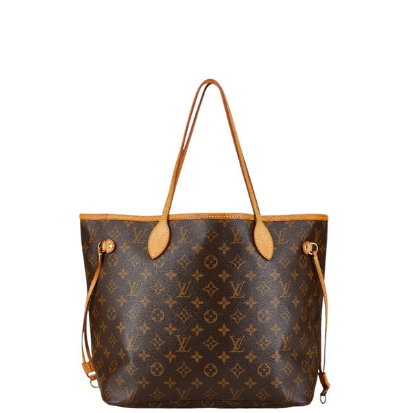 ルイ ヴィトン ダミエ ネヴァーフルMM トートバッグ ショルダーバッグ N51105 ブラウン PVC レザー レディース LOUIS VUITTON 【中古】