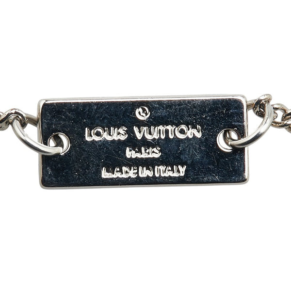 ルイ ヴィトン モノグラム ネックレス M62485 シルバー メタル レディース LOUIS VUITTON 【中古】