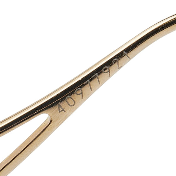 クロムハーツ BABY BITCH OCTAGONAL オクタゴナル サングラス ゴールド ブラウン メッキ メンズ CHROME HEARTS 【中古】