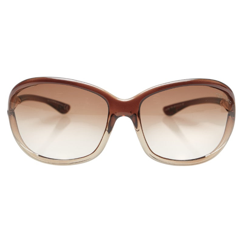 トムフォード Jennifer ジェニファー サングラス TF8 ブラウン プラスチック レディース TOM FORD 【中古】