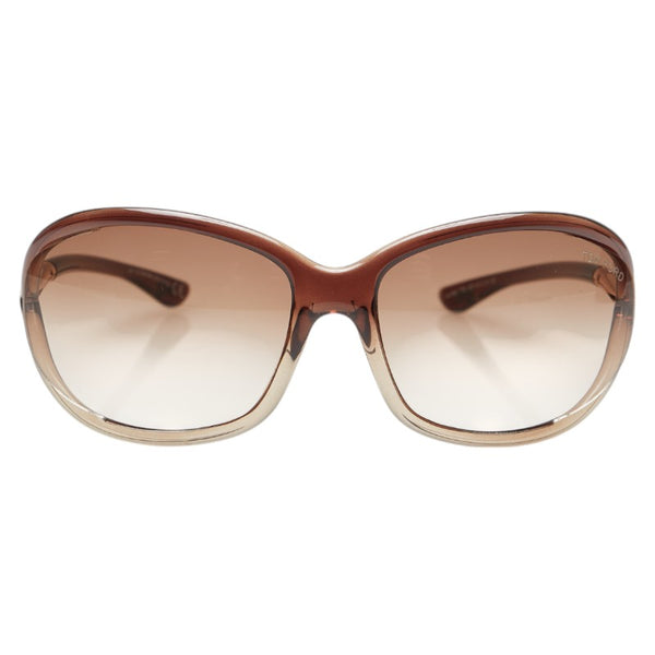 トムフォード Jennifer ジェニファー サングラス TF8 ブラウン プラスチック レディース TOM FORD 【中古】