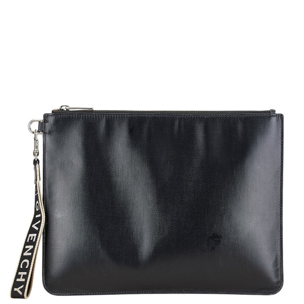 ジバンシー クラッチバッグ セカンドバッグ ブラック レザー メンズ Givenchy 【中古】