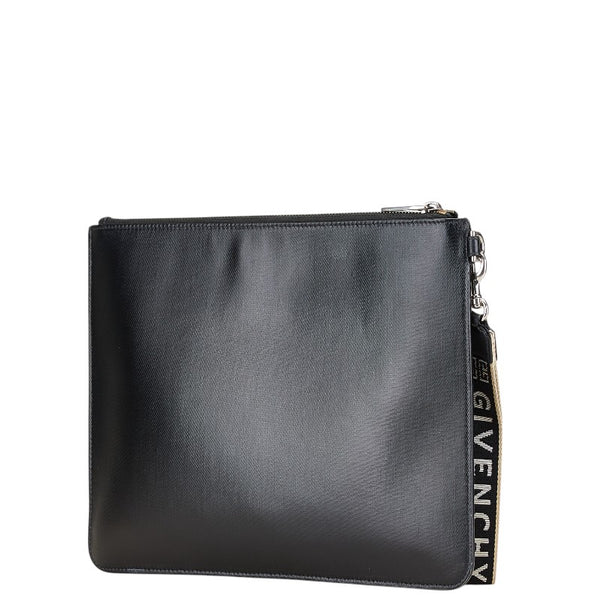 ジバンシー クラッチバッグ セカンドバッグ ブラック レザー メンズ Givenchy 【中古】