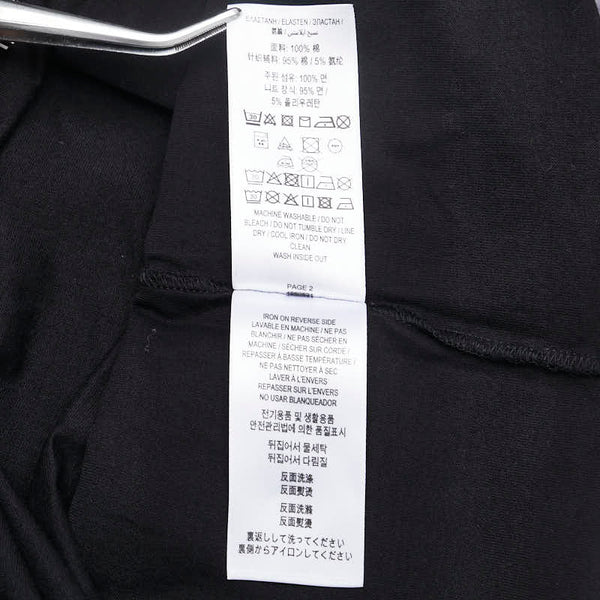 バーバリー 19SS カットアウトディティール 半袖 Tシャツ サイズ：XS ブラック コットン メンズ BURBERRY 【中古】