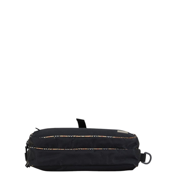 バーバリー ノバチェック ハンドバッグ ショルダーバッグ 2WAY ブラック ナイロン レディース BURBERRY 【中古】