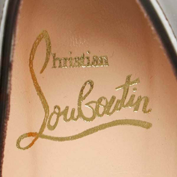 クリスチャンルブタン パンプス サイズ：36 ブラック ブラウン エナメル レディース Christian Louboutin 【中古】