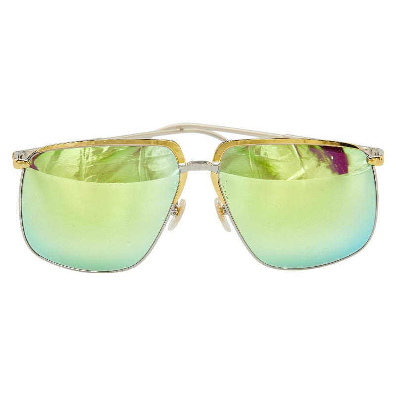 グッチ サングラス GG0365S グリーン ゴールド シルバー プラスチック レディース GUCCI 【中古】