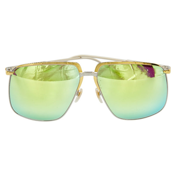 グッチ サングラス GG0365S グリーン ゴールド シルバー プラスチック レディース GUCCI 【中古】