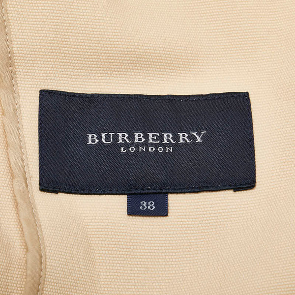 バーバリー ジャケット スカート セットアップ ベージュ コットン レディース BURBERRY 【中古】