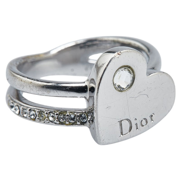 ディオール ハートモチーフ リング 指輪 シルバー メタル レディース Dior 【中古】