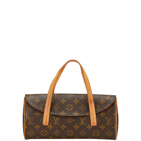 ルイ ヴィトン モノグラム ソナチネ ハンドバッグ M51902 ブラウン PVC レザー レディース LOUIS VUITTON 【中古】