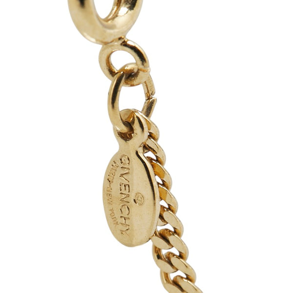 ジバンシー 音符 ト音記号 モチーフ ネックレス ゴールド メッキ レディース Givenchy 【中古】