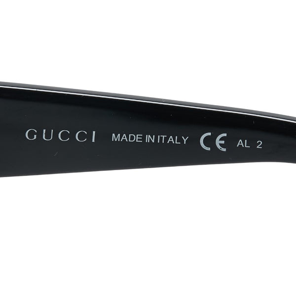 グッチ ラインストーン サングラス GG3172 ブラック プラスチック レディース GUCCI 【中古】