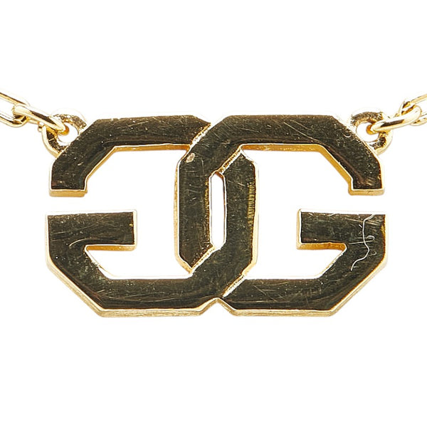 ジバンシー GGロゴ ネックレス ゴールド メッキ レディース Givenchy 【中古】
