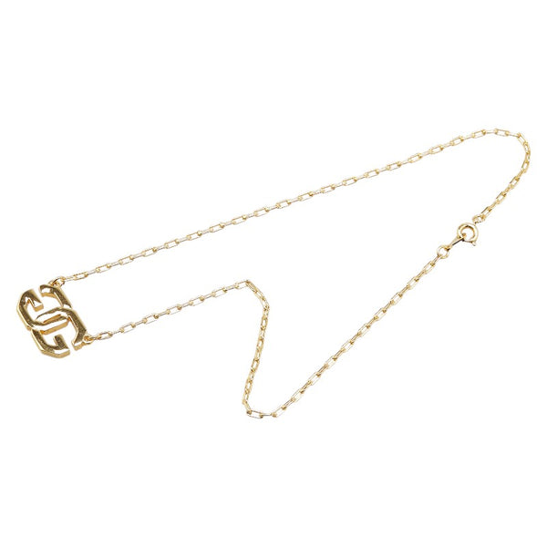 ジバンシー GGロゴ ネックレス ゴールド メッキ レディース Givenchy 【中古】