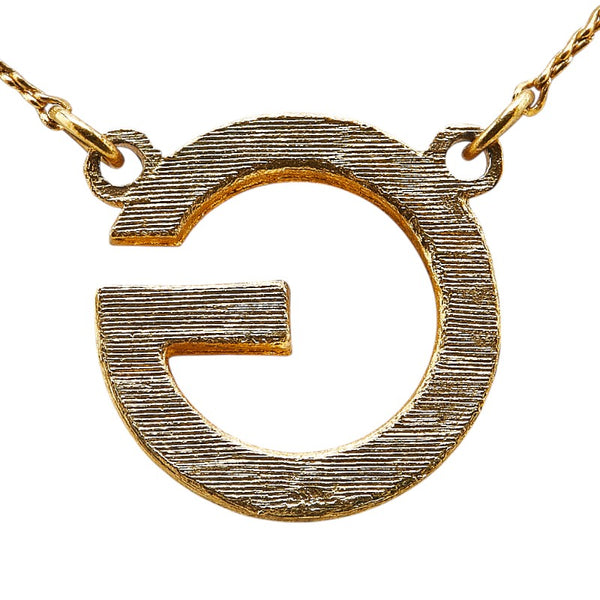 ジバンシー Gロゴ ネックレス ゴールド メッキ レディース Givenchy 【中古】