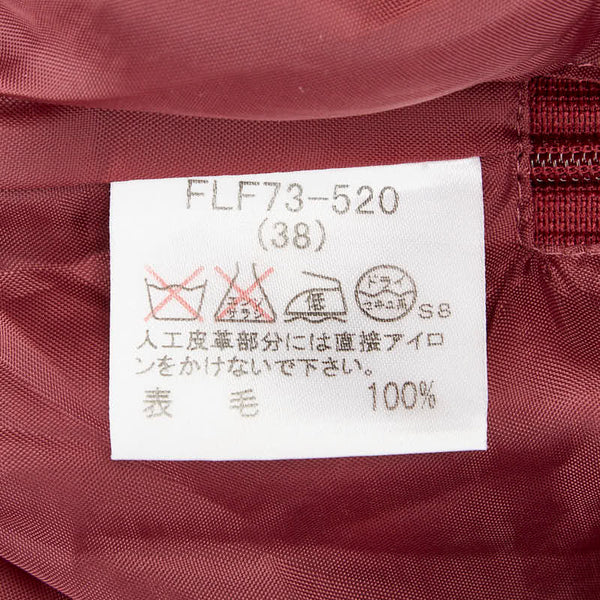 バーバリー ブルーレーベル チェック スカート サイズ：38 レッド マルチカラー ウール レディース BURBERRY 【中古】