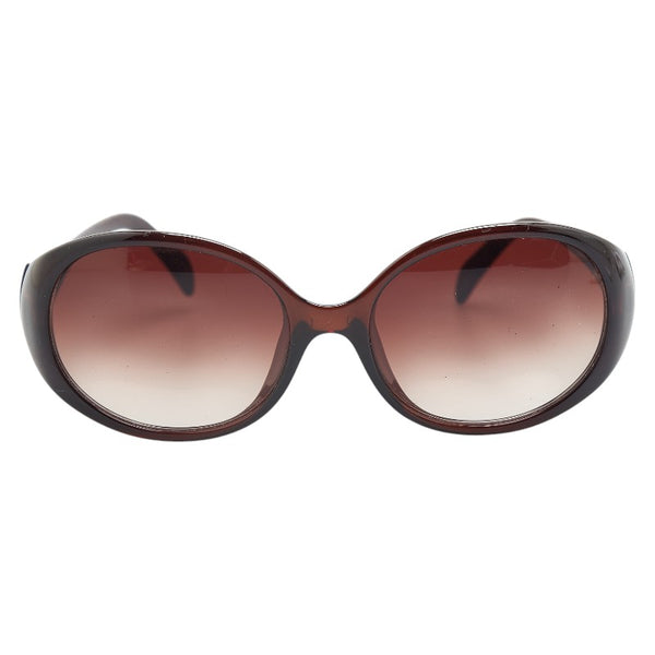 フェンディ ズッカ サングラス FS5155K ブラウン プラスチック レディース FENDI 【中古】