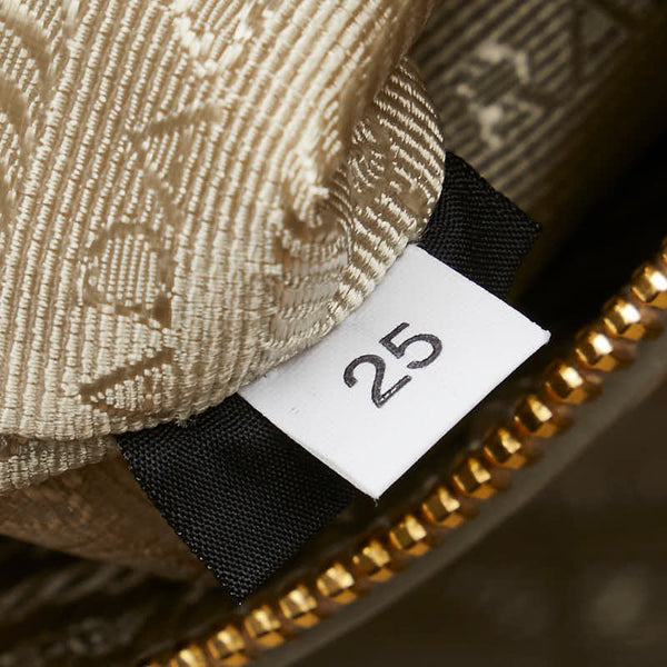 プラダ ハンドバッグ ショルダーバッグ 2WAY ベージュ レザー レディース PRADA 【中古】