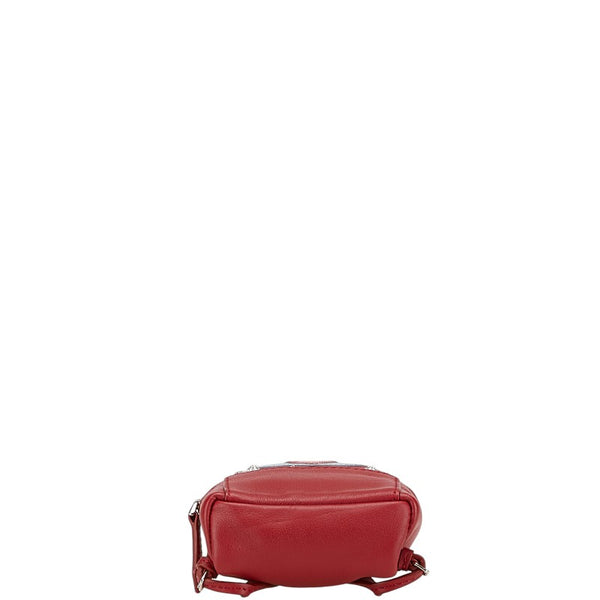 フェンディ モンスター バッグチャーム チャーム キーホルダー 7AR457 レッド マルチカラー レザー パイソン ファー レディース FENDI 【中古】