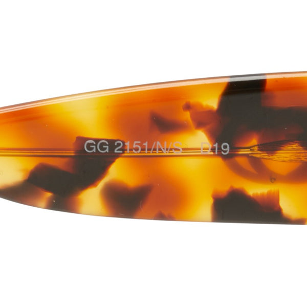 グッチ インターロッキングG サングラス GG2151 ブラウン プラスチック レディース GUCCI 【中古】