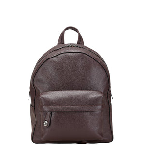 コーチ リュック バックバック G1780-14468 パープル ブラウン系 レザー レディース COACH 【中古】