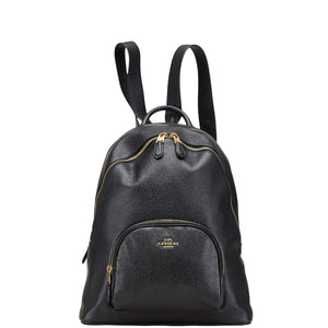 コーチ リュック バックパック 93836 ブラック レザー レディース COACH 【中古】