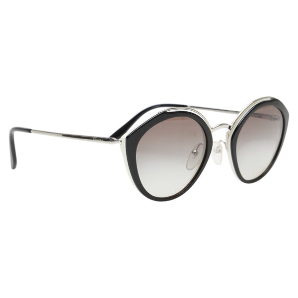 プラダ サングラス SPR 18U ブラック ホワイト プラスチック レディース PRADA 【中古】
