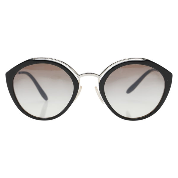 プラダ サングラス SPR 18U ブラック ホワイト プラスチック レディース PRADA 【中古】