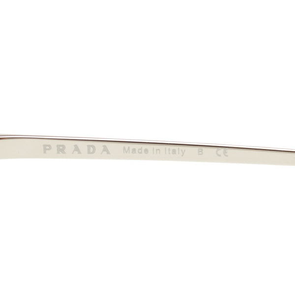 プラダ サングラス SPR 18U ブラック ホワイト プラスチック レディース PRADA 【中古】