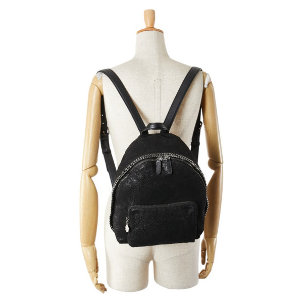 ステラマッカートニー ファラベラ ミニ リュック バックパック ブラック レザー レディース Stella McCartney 【中古】