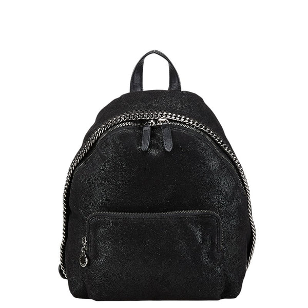 ステラマッカートニー ファラベラ ミニ リュック バックパック ブラック レザー レディース Stella McCartney 【中古】