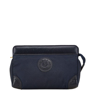 フェンディ ポーチ 小物入れ 30693 ブラック ナイロン レザー レディース FENDI 【中古】