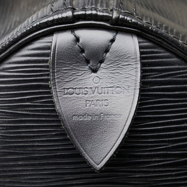 ルイ ヴィトン エピ スピーディ30 ハンドバッグ ボストンバッグ M59022 ノワール ブラック レザー レディース LOUIS VUITTON 【中古】